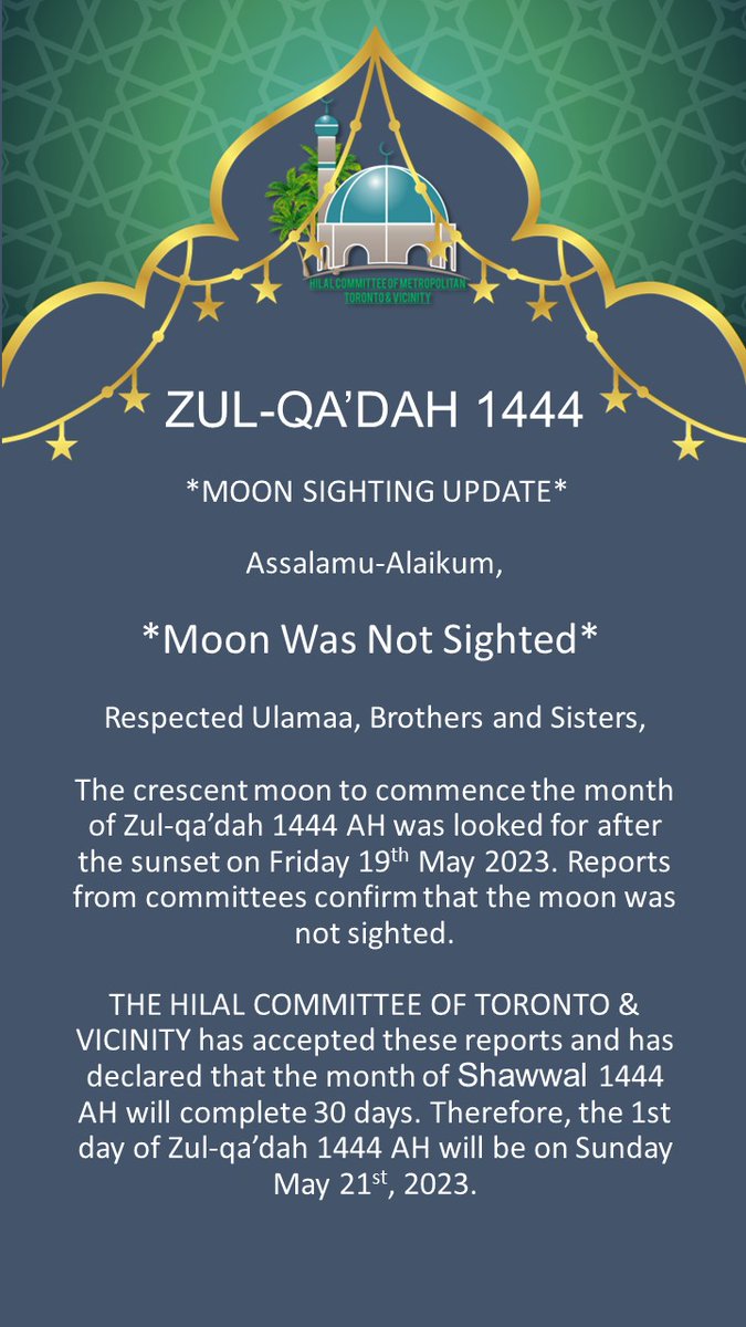 Hilal Committee (@hilalcommittee) on Twitter photo 
