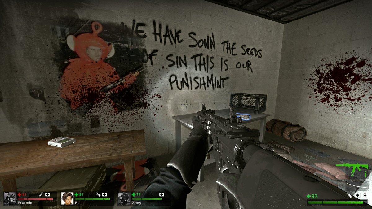 MaxDagger's tweet image. This image has no right to feel this powerful:

#left4dead2 #l4d2 #steam #valve #bethesda