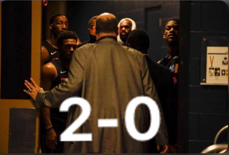 BBallTipoff's tweet photo. 🙏RETWEET https://t.co/dpNAaVKBwZ full story Miami Heat take a 2-0 lead on Boston heading back to Miami. The Heat are undefeated at home in the playoffs. Jimmy Butler dominated again. The Celtics are done. 

-Smitty https://t.co/y7B5JDSIoT