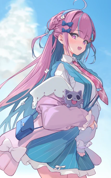 パステルカラーの衣装かわいい #あくあーと