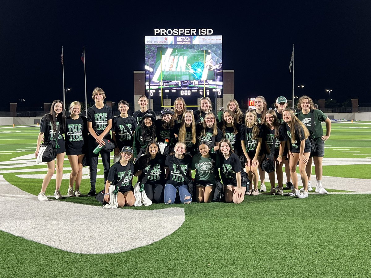 What a great group of student trainers right here!  👏🏼👏🏼They definitely put in the work this month to finally make it to the Spring Football game! 🦅🏈 <a href="/ProsperHS/">Prosper High School</a> <a href="/ProsperEaglesFB/">Prosper Eagles FB</a> <a href="/PISD_Athletics/">ProsperISDAthletics</a>