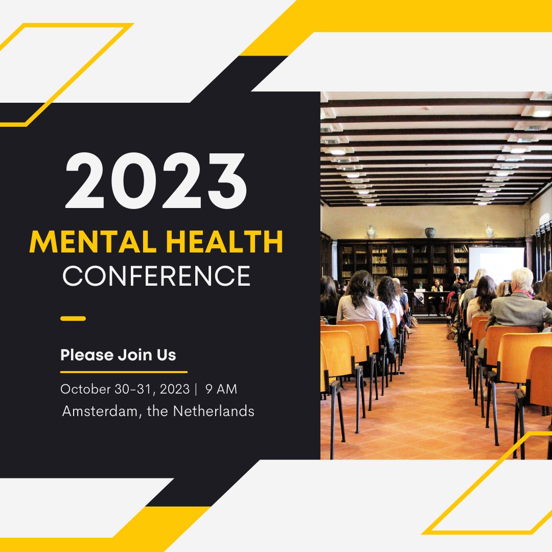 Welcome you all to #Amsterdam #Netherlands for the grand meet! #ClinicalPsychiatry2023 slated during #October 30-31, 2023 #Abstract submissions are going on!!!! Grab your speaker slots soon!! For more info: longdom.com/clinicalpsychi…… #mentalhealthconference #psychiatryconference