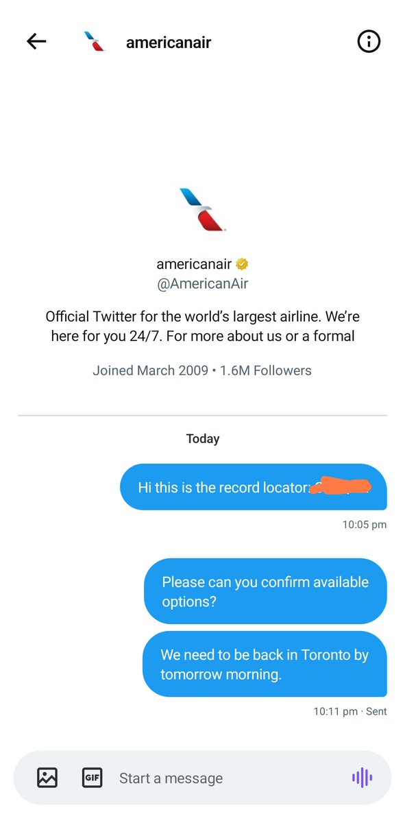 BloodR0se's tweet photo. @AmericanAir https://t.co/Gr2dVICqXc