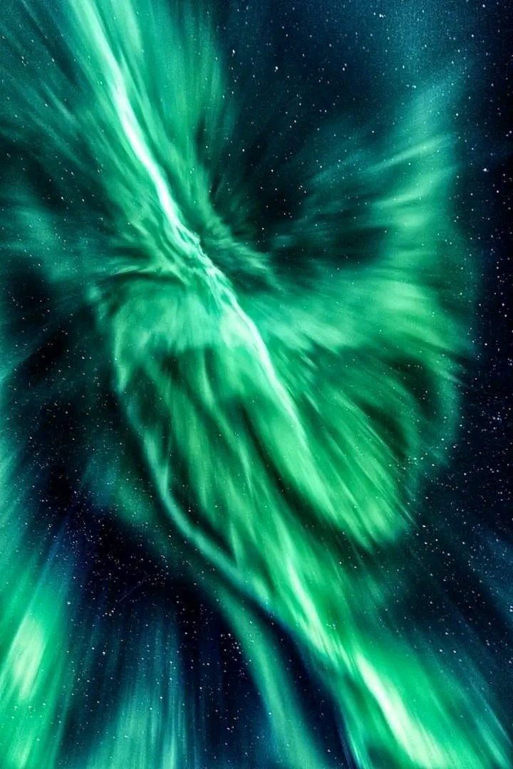 Inside view of Aurora Borealis - Iceland 💚