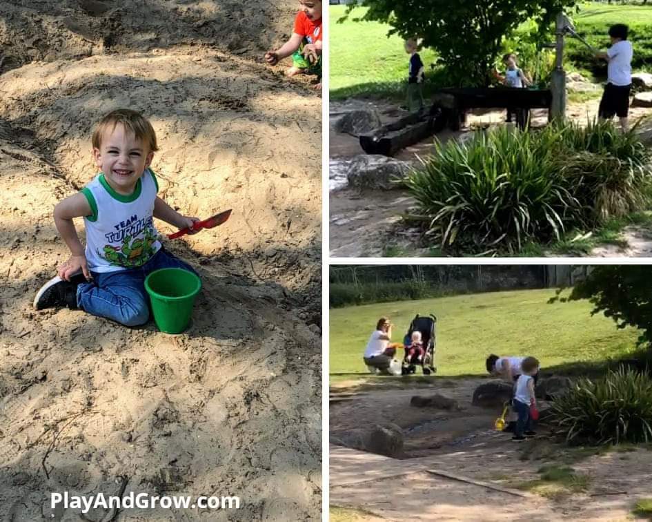 3 via senses
*Practicing social skills...working together-- collaborating and cooperating; being able to express yourself clearly
#PlayMatters #HandsOnLearning #SensoryPlay #GrandmaLove #toddlers #Suffolk #BuryStEdmunds #OptOutside