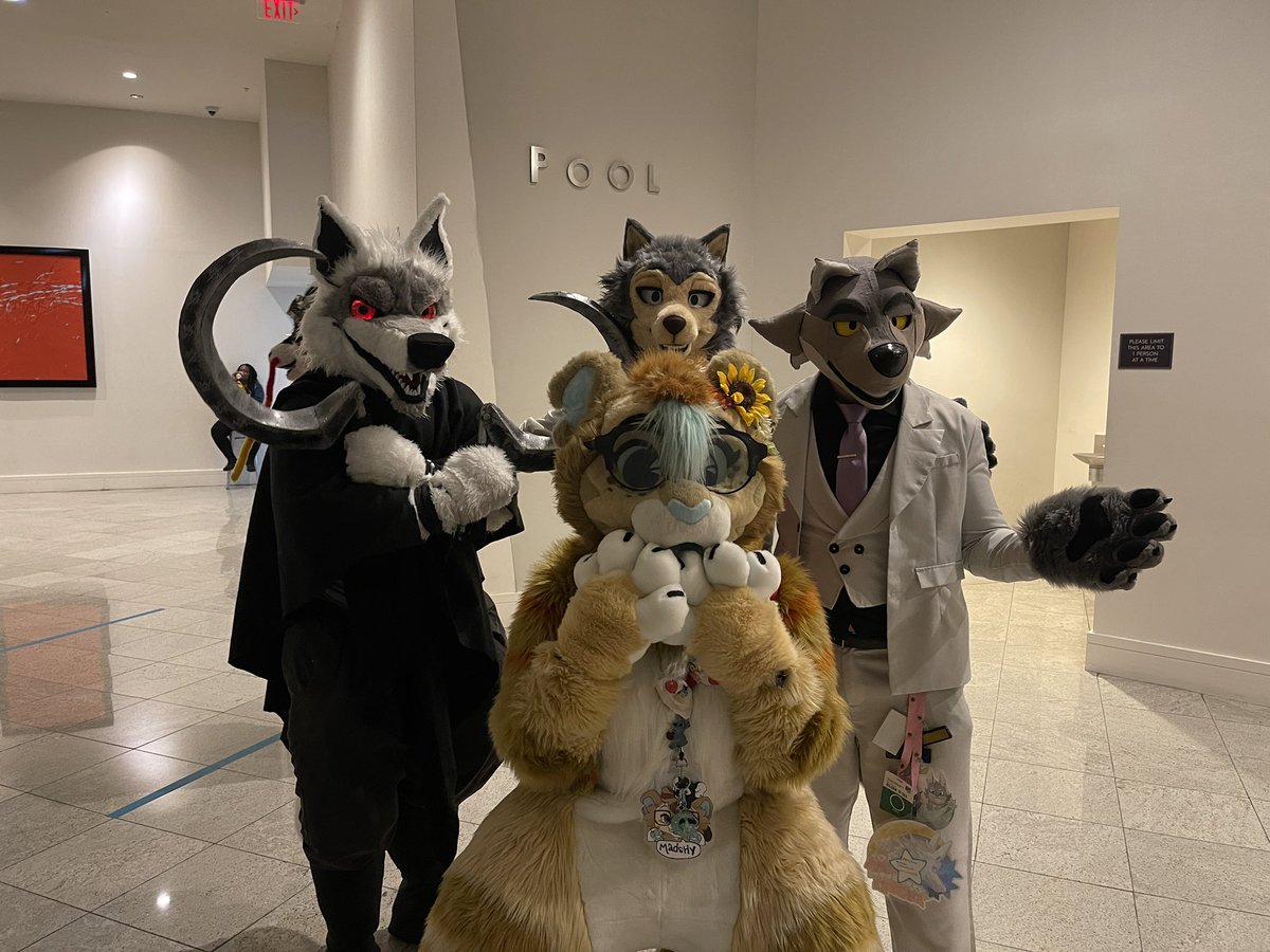 Eventho it cost me extra to bring my full suit, I’m glad I did and got some much needed serotonin shuffling around as a happy cat birb 🤣,  hanging out with friends, and seeing familiar faces. Definitely all around I needed this con.