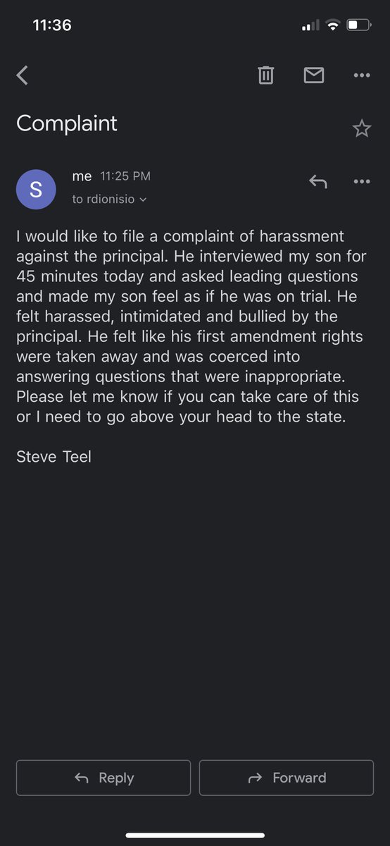 Waiting for a response from @RIHSuper he seems to be ignoring kids getting harassed by their superiors at Ramapo High. Totally negligent in his job as a superintendent. The man should be fired. This is unacceptable.