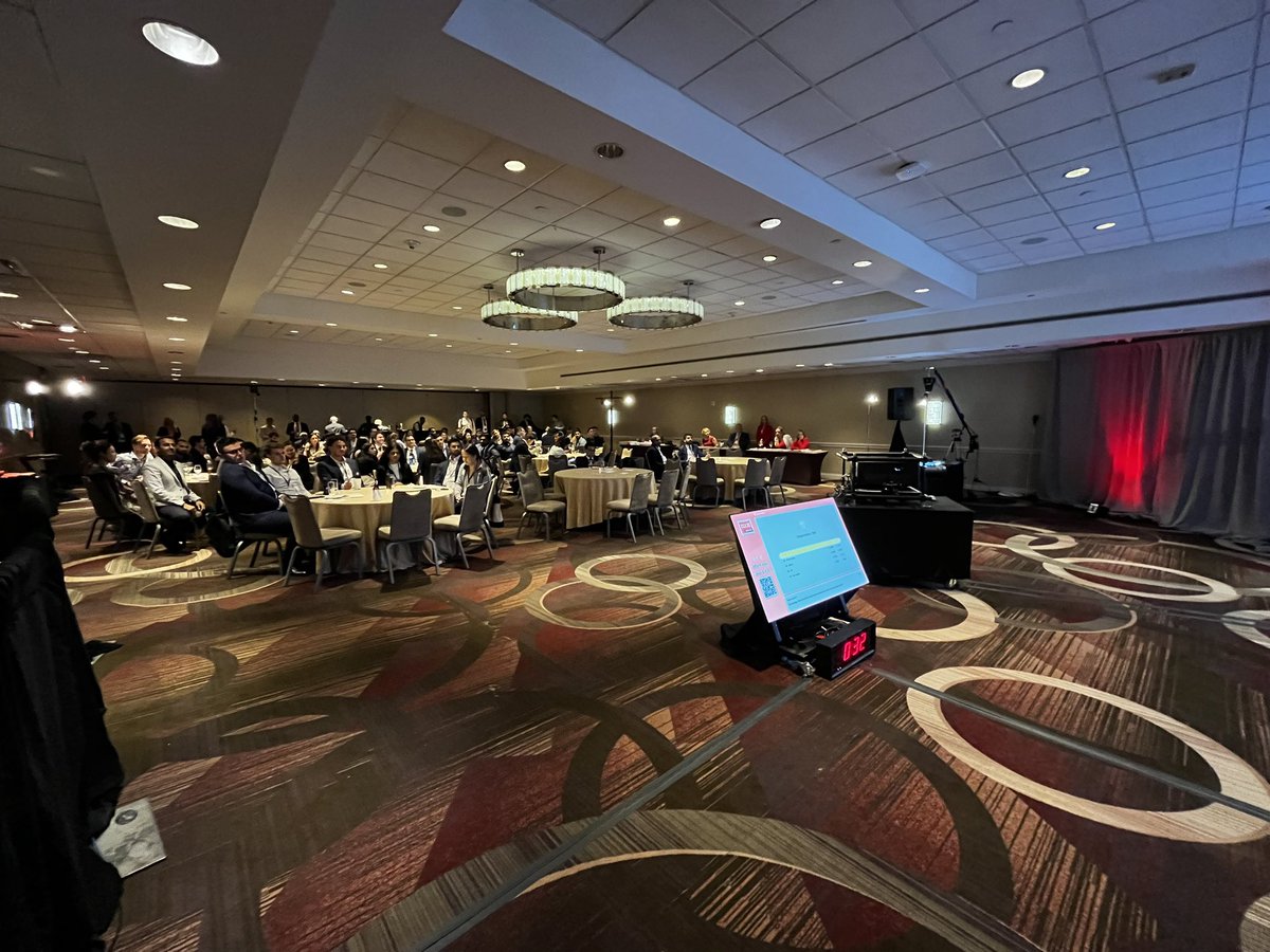 WhereIsYasmin's tweet photo. #GEST2023 Physicians-in-training reception kicked off by Prof. Marc Sapoval and our hosts @kiremagarciamd  &amp; @RamChadalavada ! 75+ trainees congrats to our Trivia winner @TWongMD and Embowars winner @TaymoorAsghar #CookHandsOn @thegestgroup https://t.co/83Uevv1oP4