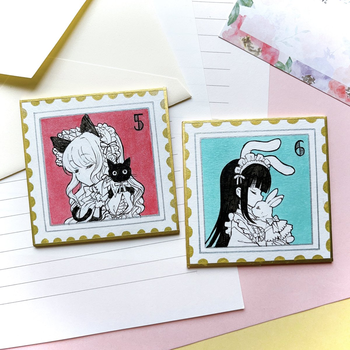 「#関西コミティア67 L18『sugar to kiss』 イラスト原画など 展」|七坂なな🌙のイラスト