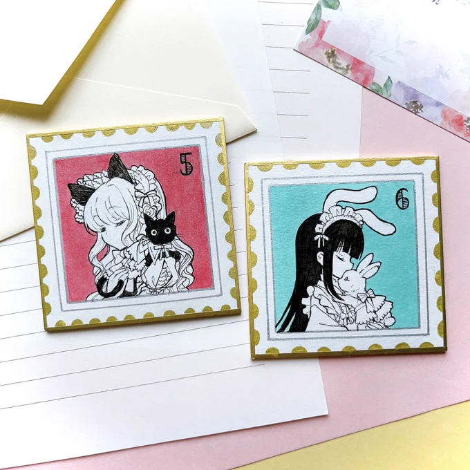#関西コミティア67 L18『sugar to kiss』 イラスト原画など 展示だけでも見ていって下さいね