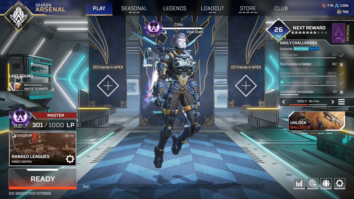 Reached Masters on MnK ✅ #ApexLegends #PlayApex #APEX <a href="/PlayApex/">Apex Legends</a>