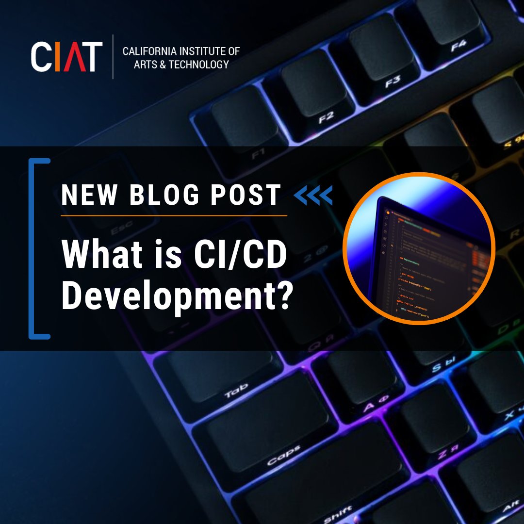 CIATedu's tweet image. What is CI/CD Development? 📲

The CI/CD method involves automated processes and monitoring throughout the app lifecycle.
Learn more ➡️ ciat.edu/blog/what-is-c…

#SoftwareDevelopment #CIATedu #SoftwareDevelopmentDegree #OnlineDegree