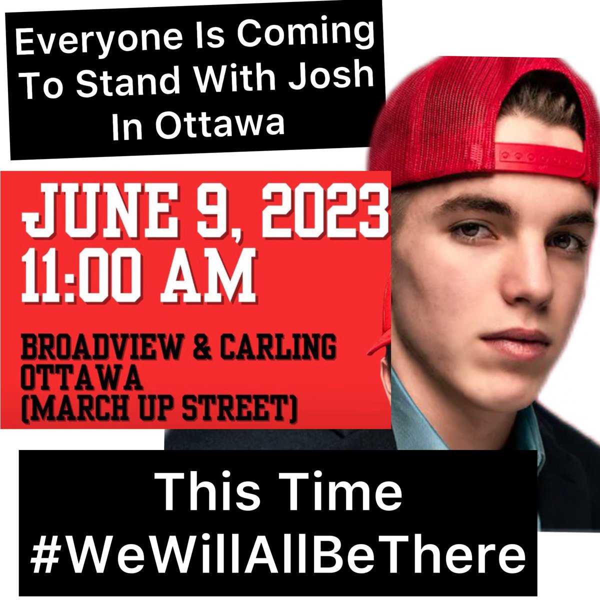 therobprimo1's tweet image. This Time We Will All Be There For Josh! 

It’s Time Canada that We all head there and stand with Josh. He’s been assaulted, arrested we need to go be with him. 

BE THERE! Retweet let’s get this to 1 million for @officialJosh_A