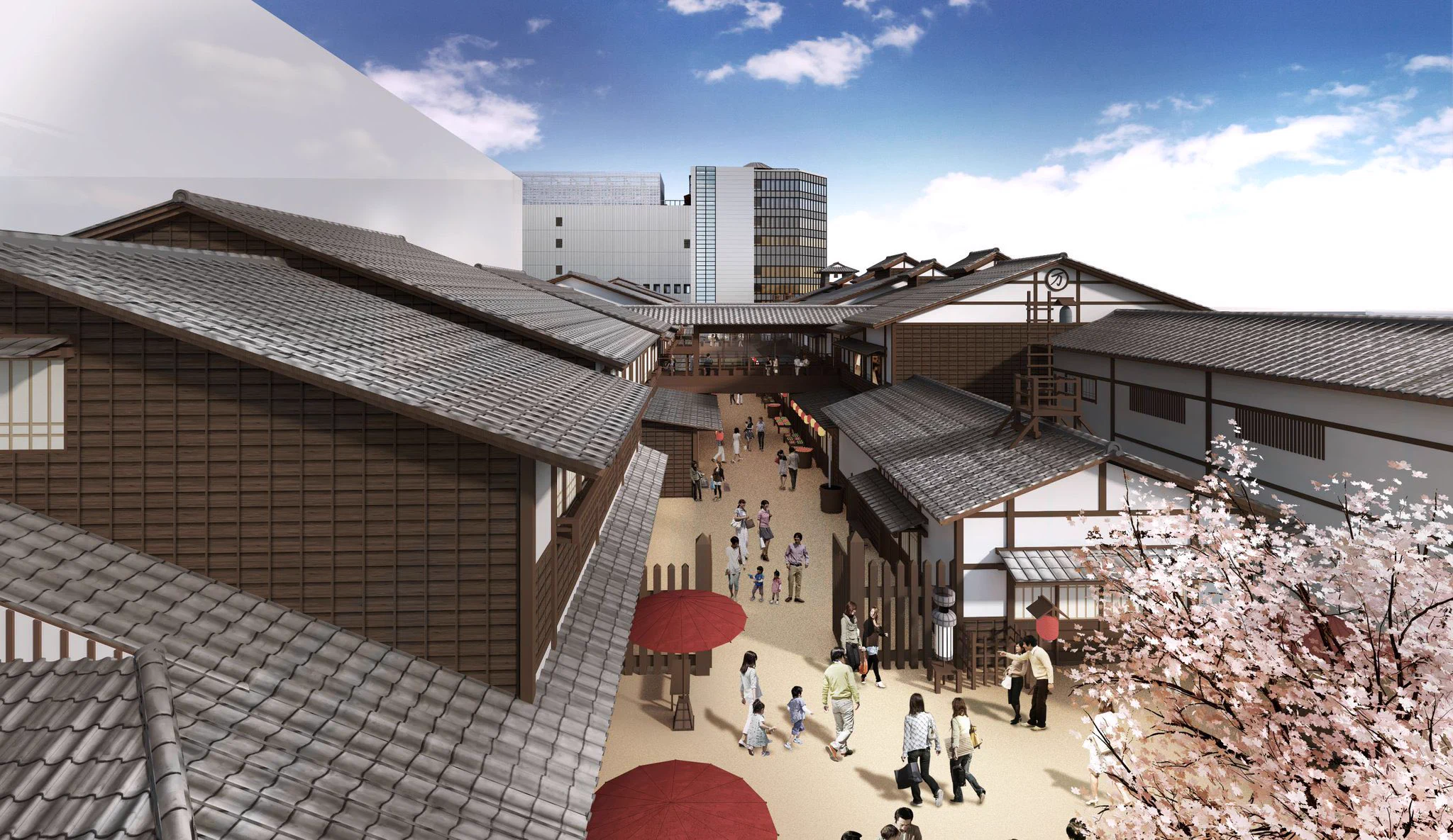 2024年2月にオープン予定！ 温泉＆江戸の街並みが楽しめる豊洲市場に隣接の新施設