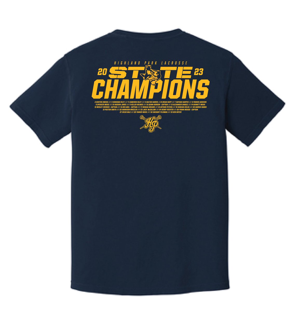 hplax's tweet photo. Commemorative 2023 State Championship Tees now avail for limited time! Now shipping anywhere in the lower 48.  Get em while they’re gone! 🔥 https://t.co/N8qepCPrbc https://t.co/n7BU7RQYaM