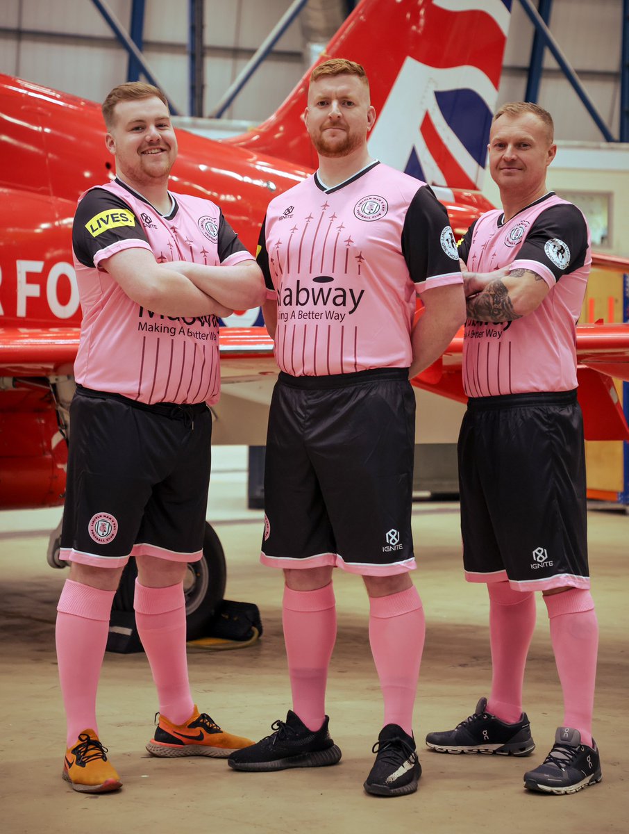 rafredarrows's tweet photo. A football team from the Red Arrows will take on Lincoln MvF FC in a charity game to help raise money for the RAF Benevolent Fund and LIVES Lincolnshire in June. Read more and find out about ways to support here: https://t.co/cA7QrZXPSe https://t.co/aAR6EzwajU