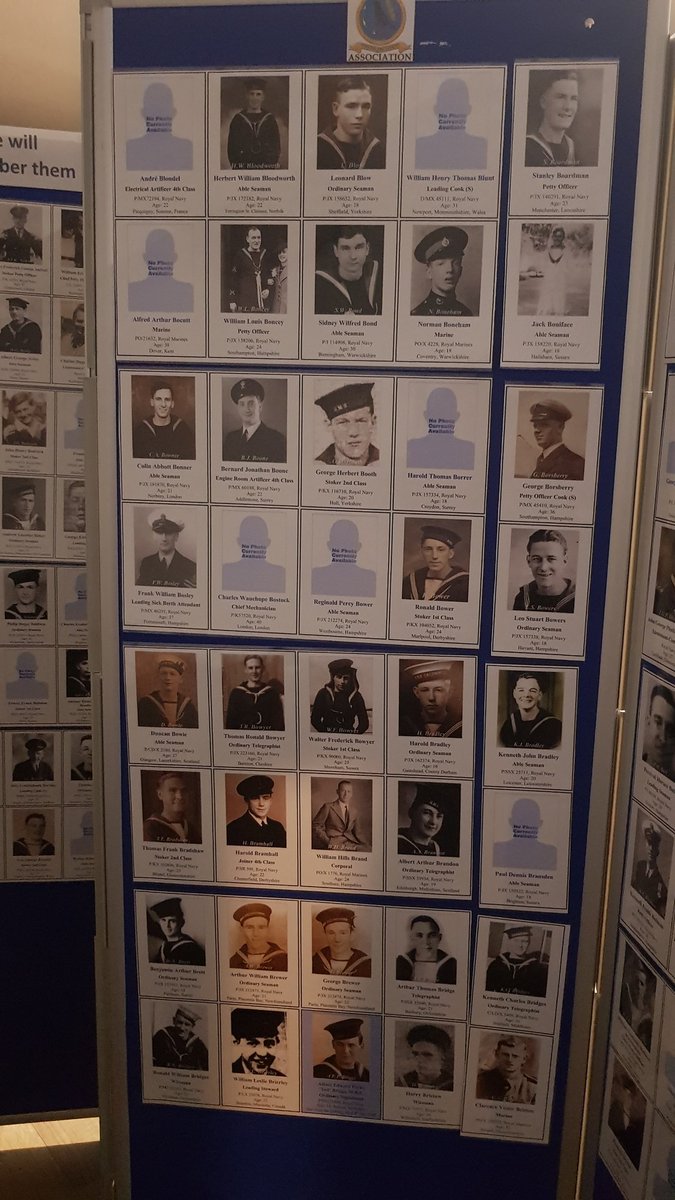 Display set up ready for the dinner tonight - 4 of 36 panels. We will Remember them.