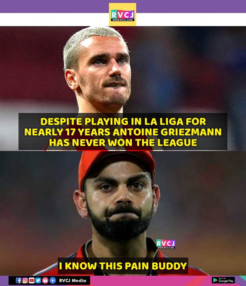 He can feel the pain.

#antoinegriezmann #viratkohli #Laliga #IPL