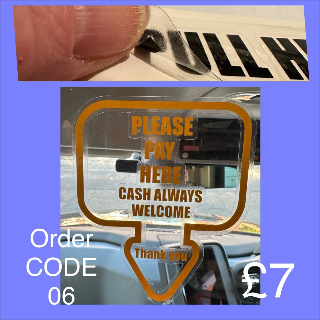 Any lady interested in ordering please pop over to Facebook  facebook.com/ChristinesCraf… and message me. Thank you  #TXEtaxidrivers #theltda #blackcabbies