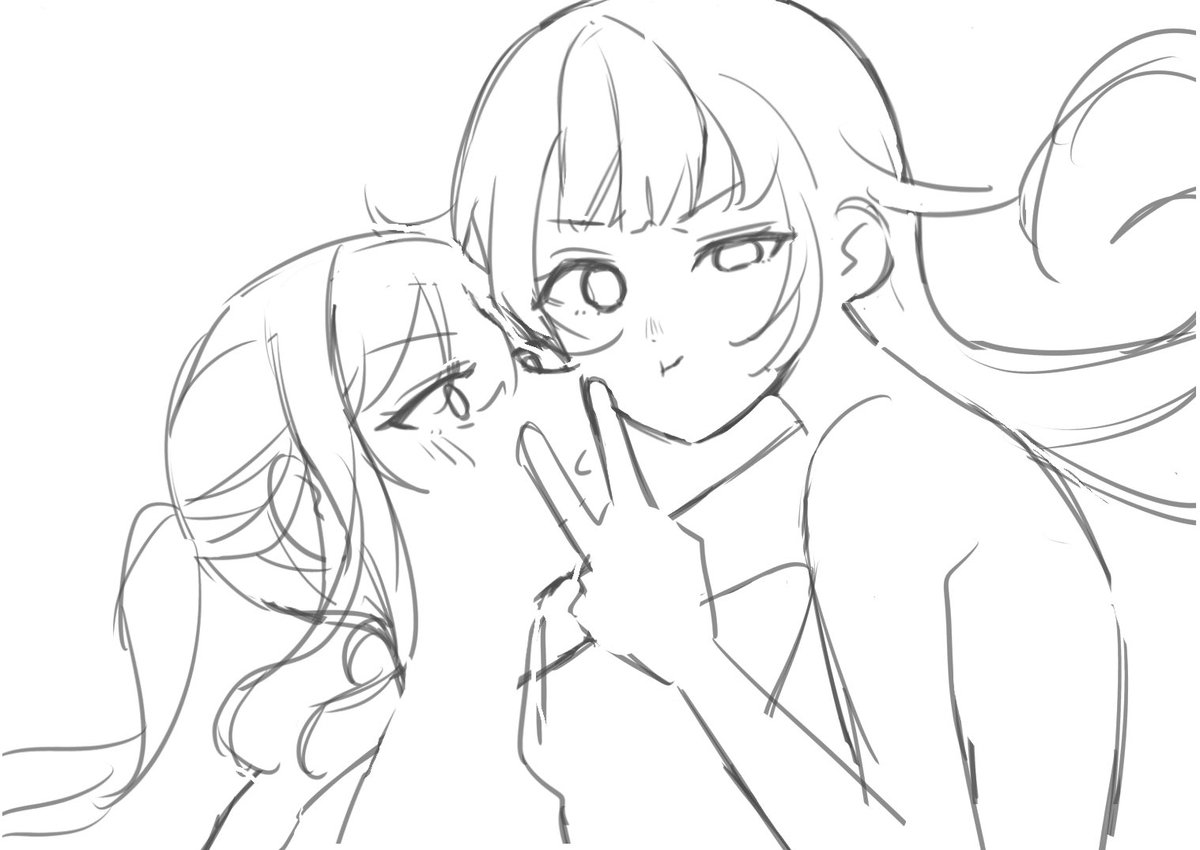 fuyuumareeeeeee's tweet photo. 多分一生描きかけのemnnとenmz https://t.co/3jorl4XXk6