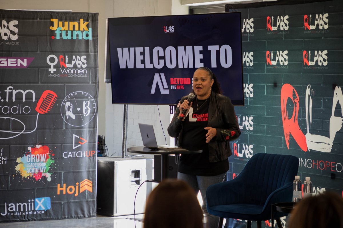 RLabs's tweet photo. Our CEO @ReneParker introduces AI to our guests and why it is important in today’s world.
AI has the potential to revolutionize industries, spur innovation, and create entirely new jobs that we may not even be able to envision today.
#RLabs #ActionableInfluence #AI #IAMAI https://t.co/ZTLmTAwRw5