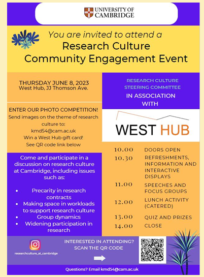 This looks like a really interesting event organised by our colleagues at @CATO_Cambridge . Come along and take part!