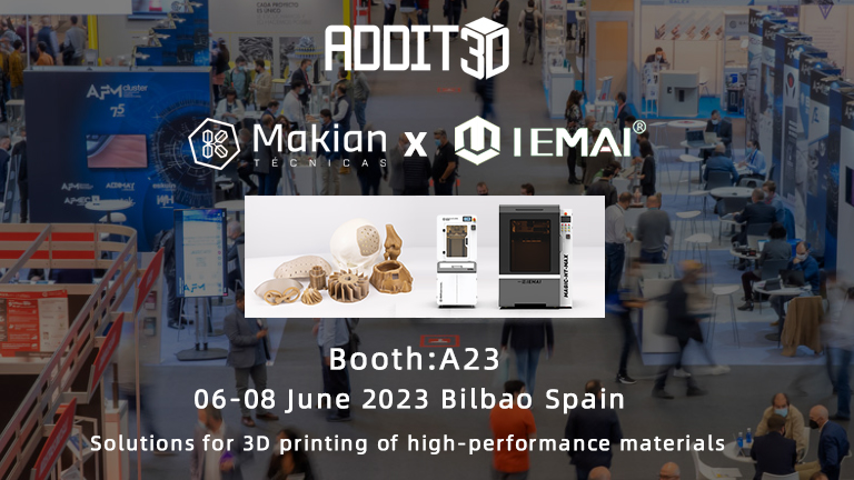 EstherY134's tweet image. ADDIT3D
6-8 JUNE 2023
Bilbao Exhibition Centre (Bilbao Exhibition Centre (BEC))
#addit3d #exhibition #3dprinter #3Dprinting #spain