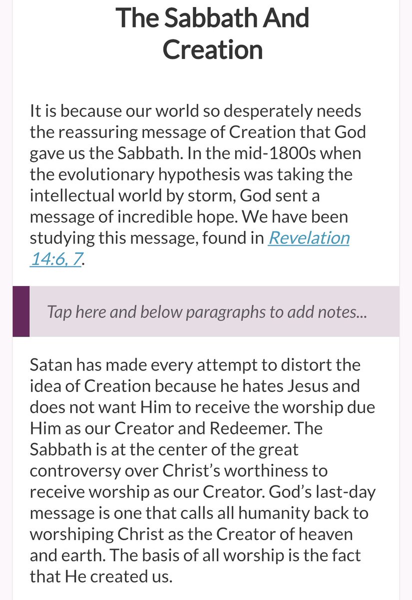 ruvimbo_v's tweet image. This week lesson,The Sabbath and The End.#Sabbathschoollesson.