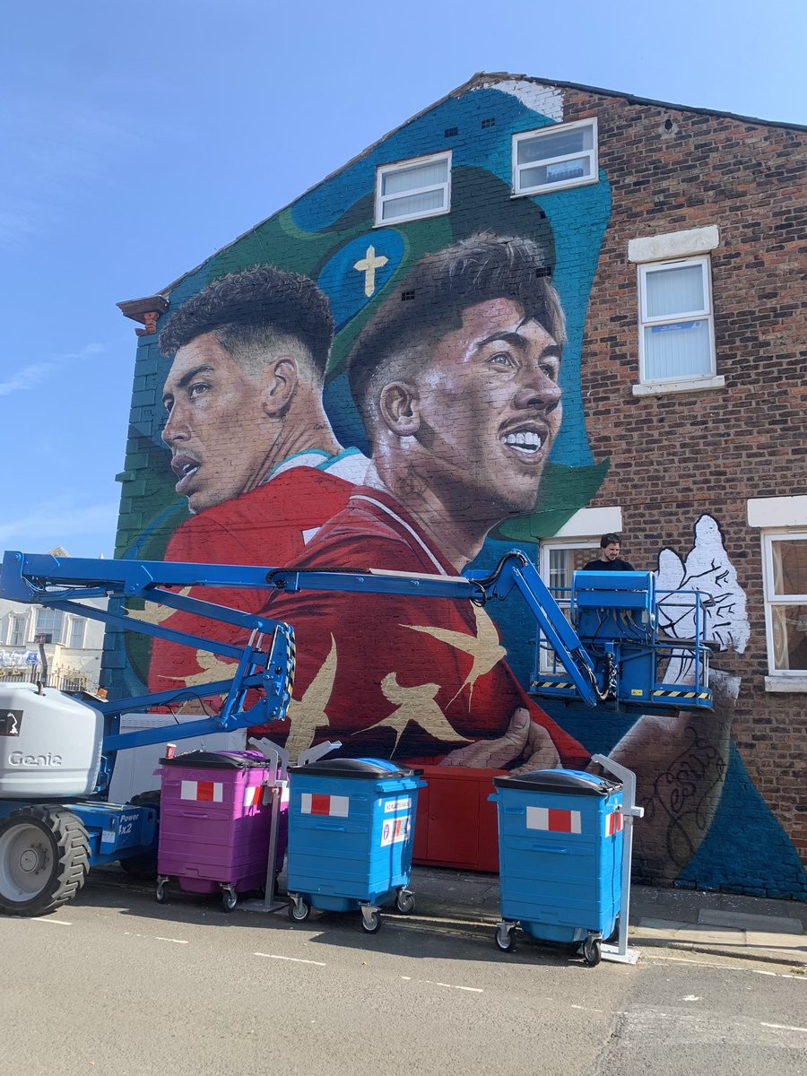 ⚽️🔴  Bobby Mural nearly done (taken this morning) ⚽️❤️
#Firmino #LFC🔴 #LFCFans #LFCFamily