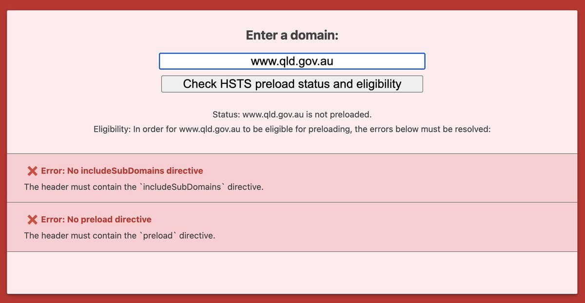 GovAuStandards's tweet photo. https://t.co/CLYSzenxfd is generally mediocre. No homepage meta desc, no canonical tag, incorrect viewport, poor security, poor performance. I'd be embarrassed if I had to admit this was my work @QldGov https://t.co/z6TKm52bIb