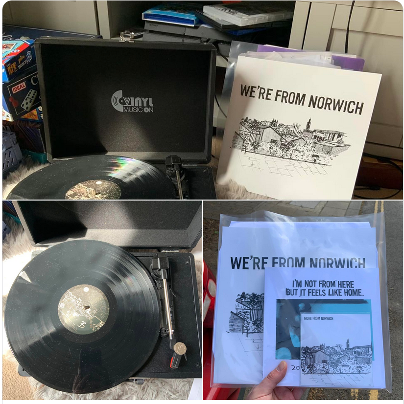 We're back on vinyl! We'refeatured on the the 12' LP compilation as part of this impressive package of book, CD and LP from Off with their Records which is out now! The whole thing is yours for just 20 sterlings! Get yrs from tinyurl.com/2f4h6xy5