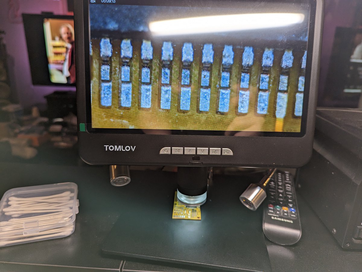 bytesaber_'s tweet image. Repaired an old N64RGB12 tonight. The original FPGA was causing 3.3v and GND to be closed. Swapped the Altera FPGA with a replacement and programmed it. Used my existing #Nintendo64 with an N64RGB30 to borrow the 3.3v power. Looking forward to installing this into a friend's N64.