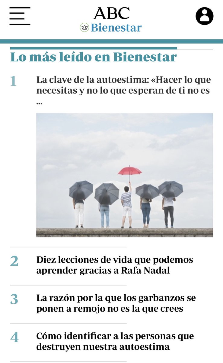 jmiguelsanchezm's tweet photo. Mi artículo sobre Rafa Nadal en @ABC_Bienestar
Gracias @ralcolea
https://t.co/OH41psKlBI
#Psicologia #psicologíadeportiva #coaching #resetearse #elviajedellíder #poderosocomounniño https://t.co/ZuCnPQuDlw