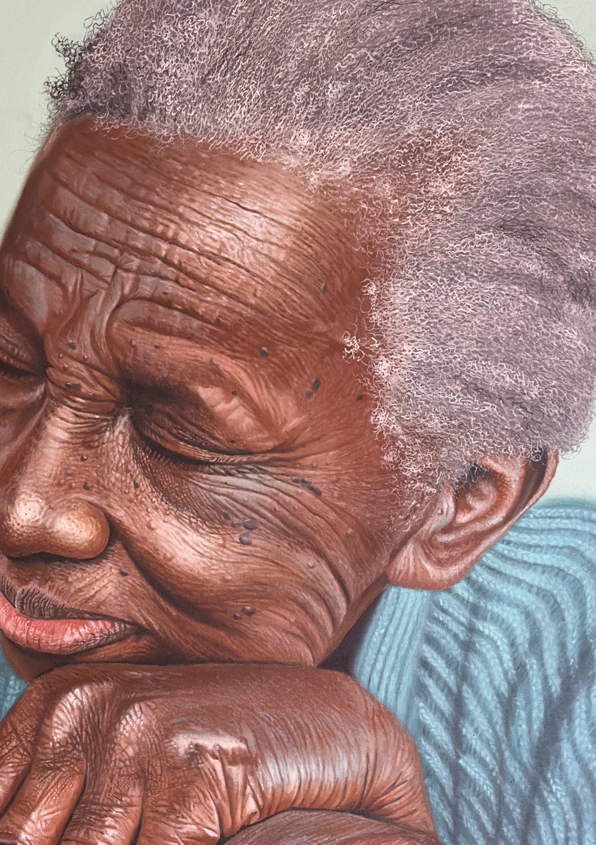prazzlearts's tweet photo. Contentment 6
50” x 70”
Art by @eddybeuer
Oil on canvas
#art #painting #hyperrealism #oldwoman #greycrown #authenticfaces https://t.co/3qrU4ERhCk https://t.co/AVZKKUTGy0