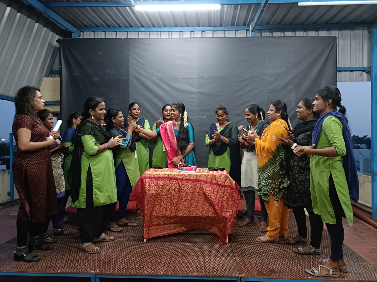 innokaiz_india's tweet image. Happy Birthday to Ms. Nandhini (Office staff) Cake Cutting 🎂📷 in INNOKAIZ office. We extend our gratitude to Dr. SukumarBalakrishnan, Our honorable chairman and MD, for his outstanding hospitality.
@kaizensukumar

#JBGroup #TNDWWA #labourtalk #INNOKAIZ #wishes #birthday #party