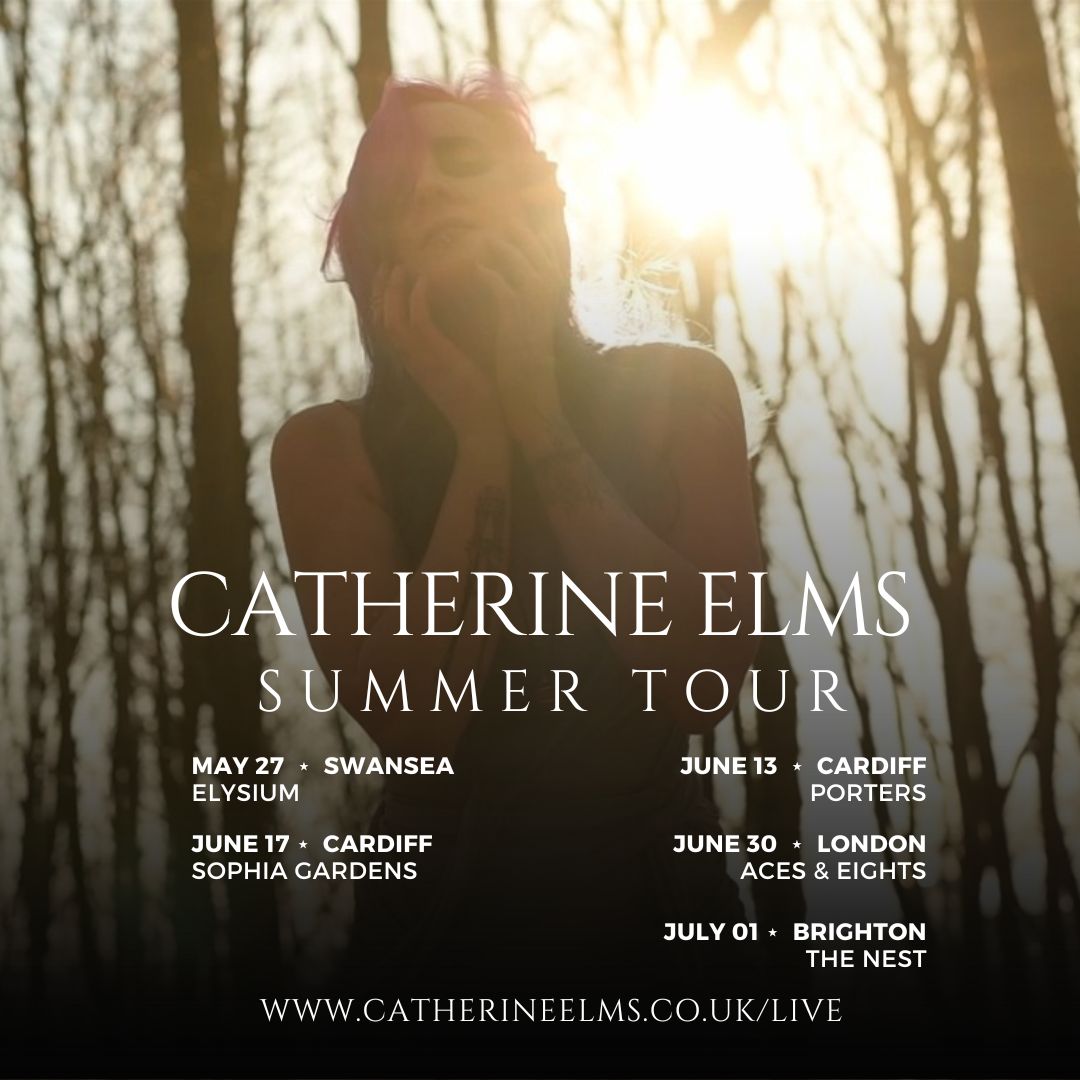 Excited to share that I'm doing a little summer tour, performing in London, Brighton, Cardiff and Swansea! Dates and info here: catherineelms.co.uk/live 

Also, there's a perfect space for a 6th show on this poster, if anyone has a show where I can hop on the bill, let me know 😉