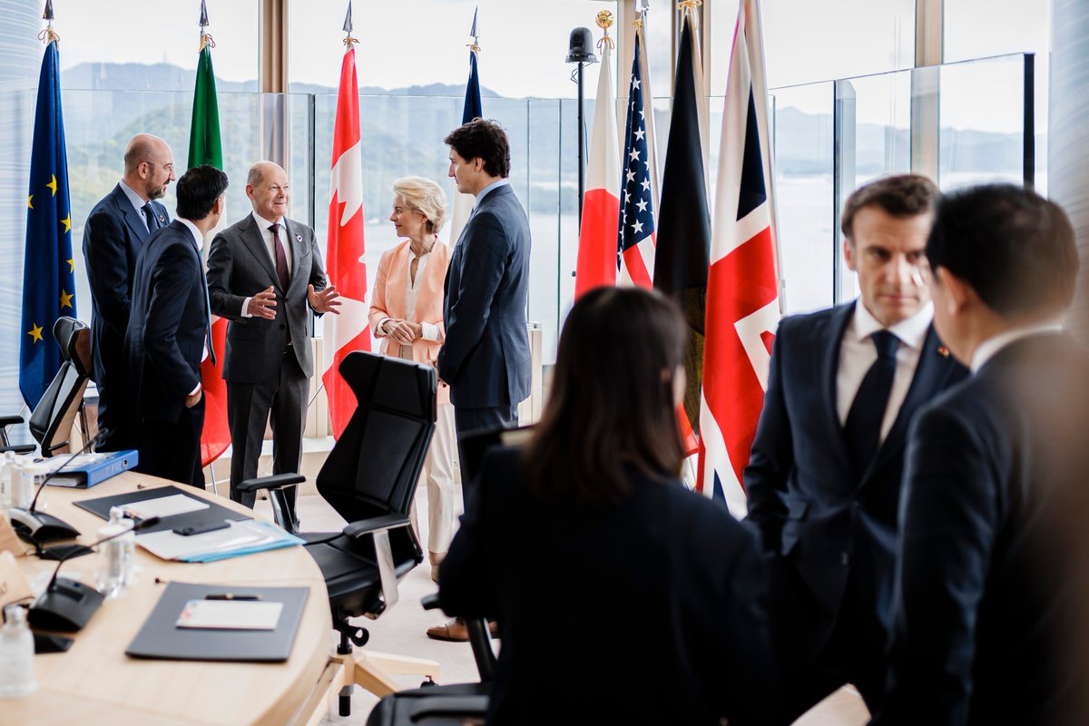 Wir <a href="/G7/">G7</a> wollen in einer multipolaren Welt den Ländern des Globalen Südens auf echter Augenhöhe begegnen. Etwa, indem wir dafür sorgen, dass sie ihre Rohstoffe öfter selbst verarbeiten und so von ihren Ressourcen profitieren. Das war ein Schwerpunkt des 2. Gipfeltages in #Japan.