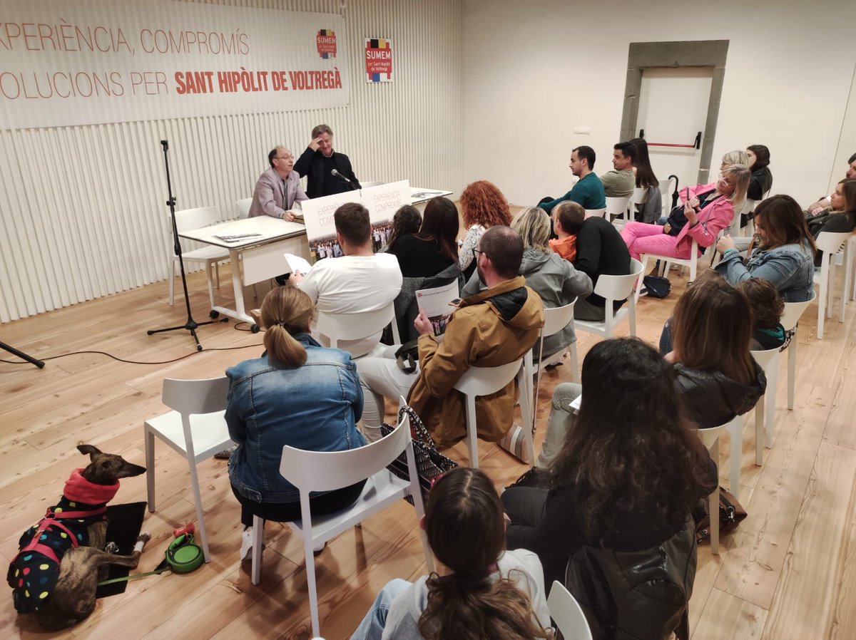 Moltes gràcies a tots i a totes les persones que vau venir ahir a la Casa del Mallol a la presentació de campanya! ☺️

Aquest 28 de maig, vota Sumem per Sant Hipòlit! 📩

#SumemxSHV #EleccionsMunicipals #SumemPelCanvi #VotaSumem
#Municipals28M #28M #SantHipòlitdeVoltregà