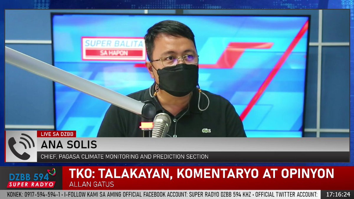 DZBB Super Radyo on Twitter "LIVE sa DZBB Ana Liza Solis, Philippine