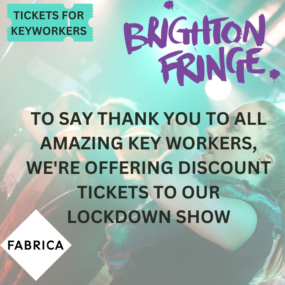 NovaGraceProductions (@novagraceprods) on Twitter photo 📣Please share!📣
🎫 Discount tickets for #keyworkers Thurs 25th and Fri 26th May 7.30pm <a href="/FabricaGallery/">Fabrica</a> <a href="/brightonfringe/">Brighton Fringe</a> #MentalHealthAwarenessWeek #takeabreather #NHS #brighton <a href="/Brighton_tweets/">Brighton Tweets</a> #teacherstrike <a href="/uhsussex/">University Hospitals Sussex</a> #nurses <a href="/sussexhospices/">Friends of Sussex Hospices</a> <a href="/stwilfridstweet/">St Wilfrid's Hospice</a> 💜💜 📣Please share!📣
🎫 Discount tickets for #keyworkers Thurs 25th and Fri 26th May 7.30pm <a href="/FabricaGallery/">Fabrica</a> <a href="/brightonfringe/">Brighton Fringe</a> #MentalHealthAwarenessWeek #takeabreather #NHS #brighton <a href="/Brighton_tweets/">Brighton Tweets</a> #teacherstrike <a href="/uhsussex/">University Hospitals Sussex</a> #nurses <a href="/sussexhospices/">Friends of Sussex Hospices</a> <a href="/stwilfridstweet/">St Wilfrid's Hospice</a> 💜💜