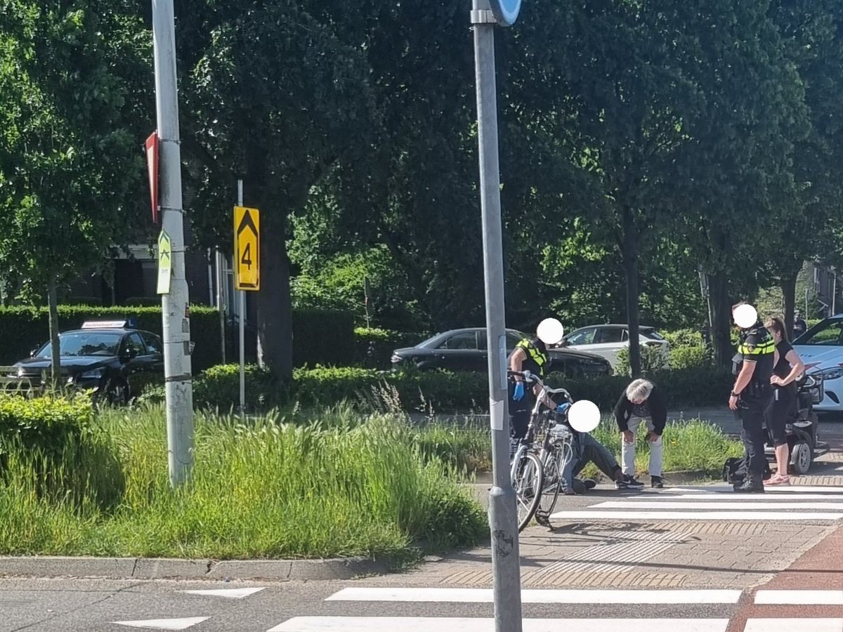 Al dagen klagen mensen  -fietsers en scootmobiel  rijders-  bij <a href="/gem_Nijmegen/">Gemeente Nijmegen</a> over het maaibeleid rond rotonde Industrieweg/Marialaan en de oversteek Rivierstraat Oscar Carrestraat. (Geen bij of vlinder te zien in dat onkruid) vanmorgen ging het dus mis...