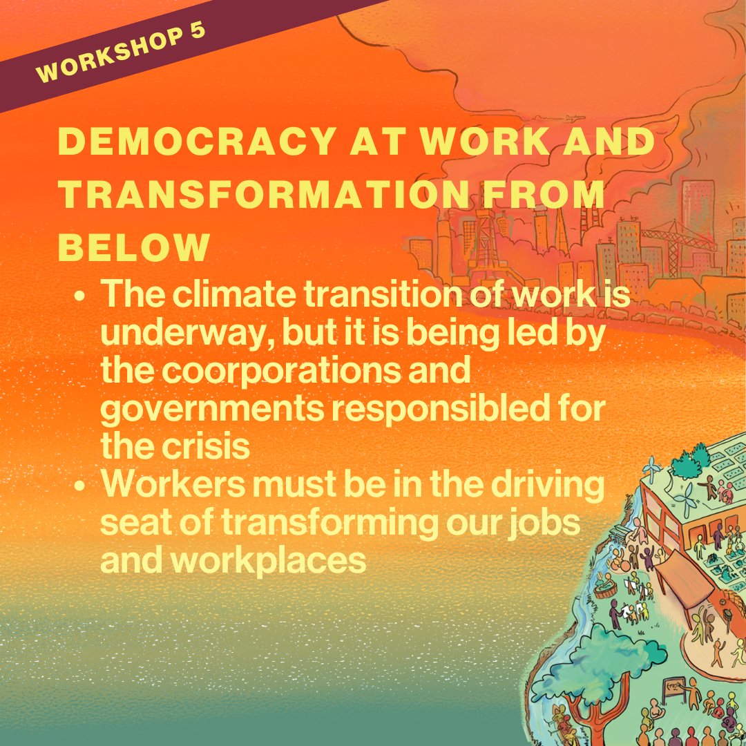 📣 We've just arrived at the #WeMakeTomorrow conference in Manchester organised with the <a href="/CJ_Coalition/">Climate Justice Coalition</a>.

We'll be helping to facilitate the Unite session in the morning and speaking at the "Democracy at Work and Transformation from Below" session in the afternoon! #WorkerJustice