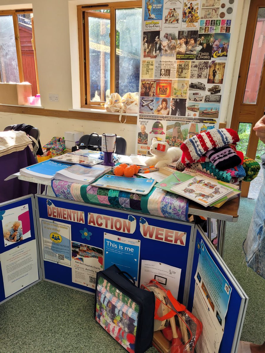 To end our Dementia Action Week two of the team are in Thanet at DAA event at Trinity Resource Centre🎉 what a great week we have had raising awareness for #DAW2023