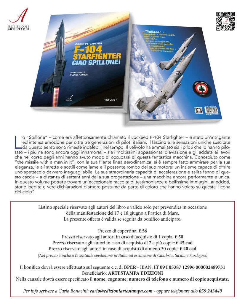 assoaeroarma's tweet photo. Mitico #F104 
Lo "Spillone" - come era affettuosamente chiamato il #Lockeed F-104 #Starfighter - è stato una #emozione intrigante e intensa per oltre tre generazioni di #piloti italiani. Il fascino e le sensazioni uniche suscitate da questo aereo sono rimaste indelebili nel tempo https://t.co/fgR7F1bym1