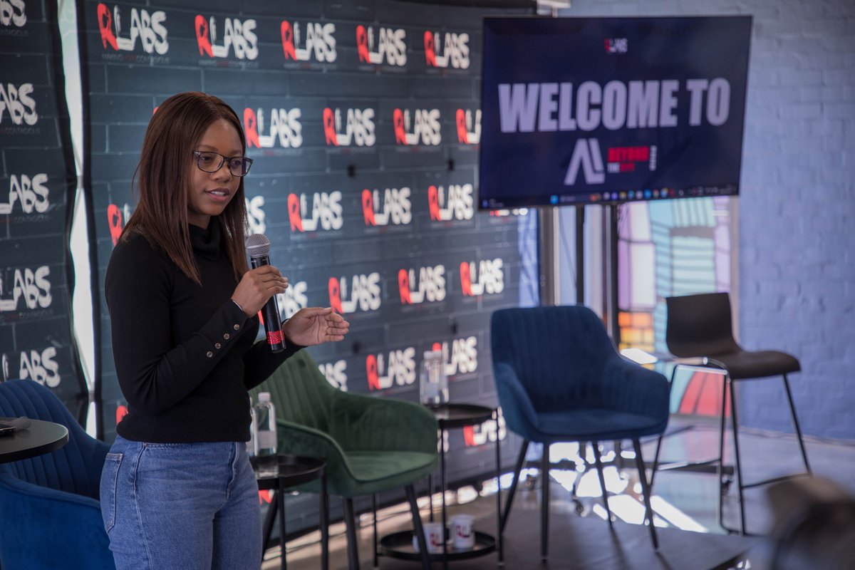 RLabs's tweet photo. Our first speaker Janet Sawari, CEO and founder of @TairLabs . An AI Research and Innovation Lab based in Cape Town. She sits on the women in ICT board. Is an aspiring 50 2022 honoree, and the contributor for The Yuan AI tech platform.
#RLabs #ActionableInfluence #AI #IAmAI https://t.co/tft3E74SPt