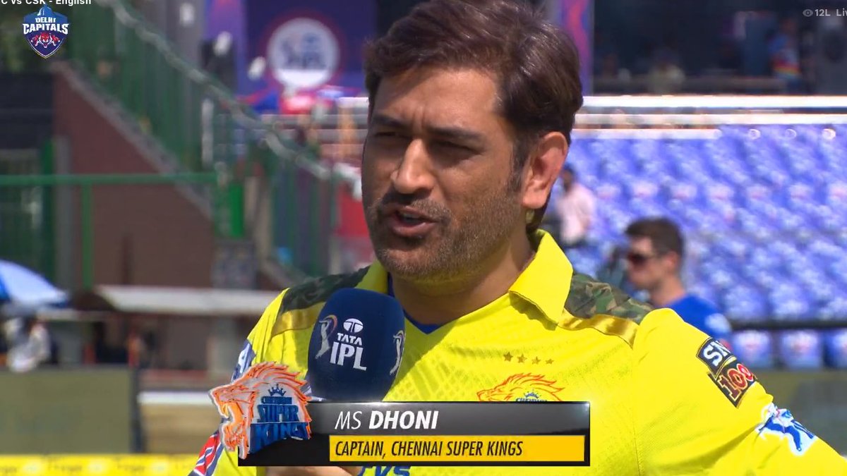 #IPL2O23 MATCH 67⭐

#DCvsCSK : #CSK Won The TOSS & Choose To BAT First💛🔥

#MSDhoni : ' Play With Same Team '
DO or DIE For CSK!!