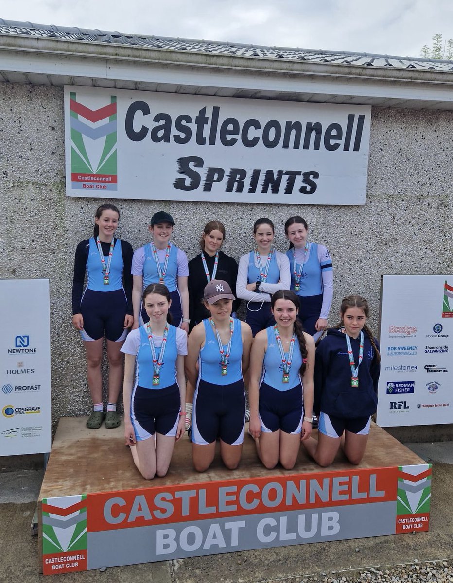 Well done to our WJ14 8x+ on their win <a href="/castleconnellBC/">Castleconnell Boat Club</a> Sprint Regatta!
