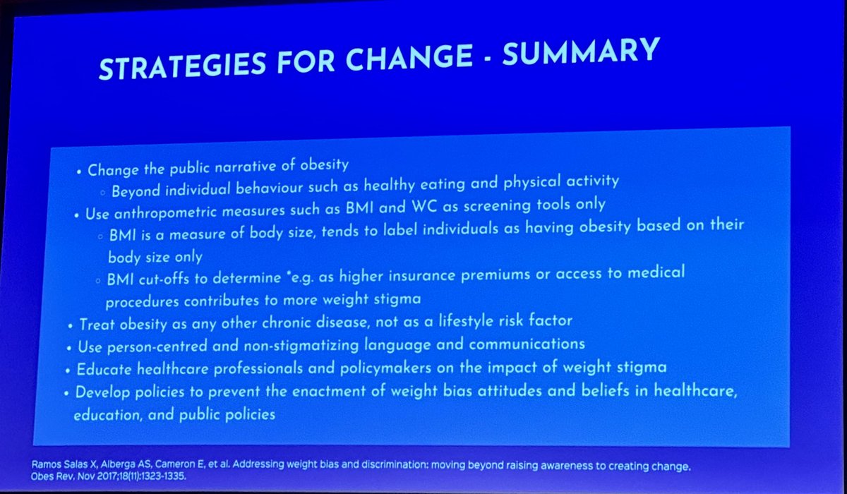 Key strategies for changing #weightbias @xramossalas at #ECO2023