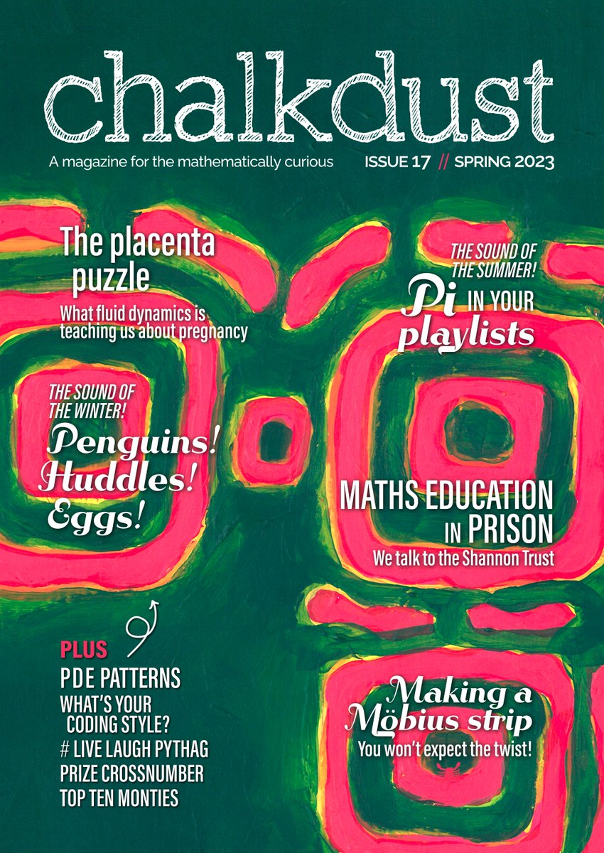 Less than 48 hours until #chalkdust17 launches! Which part of the magazine are you most excited to read?