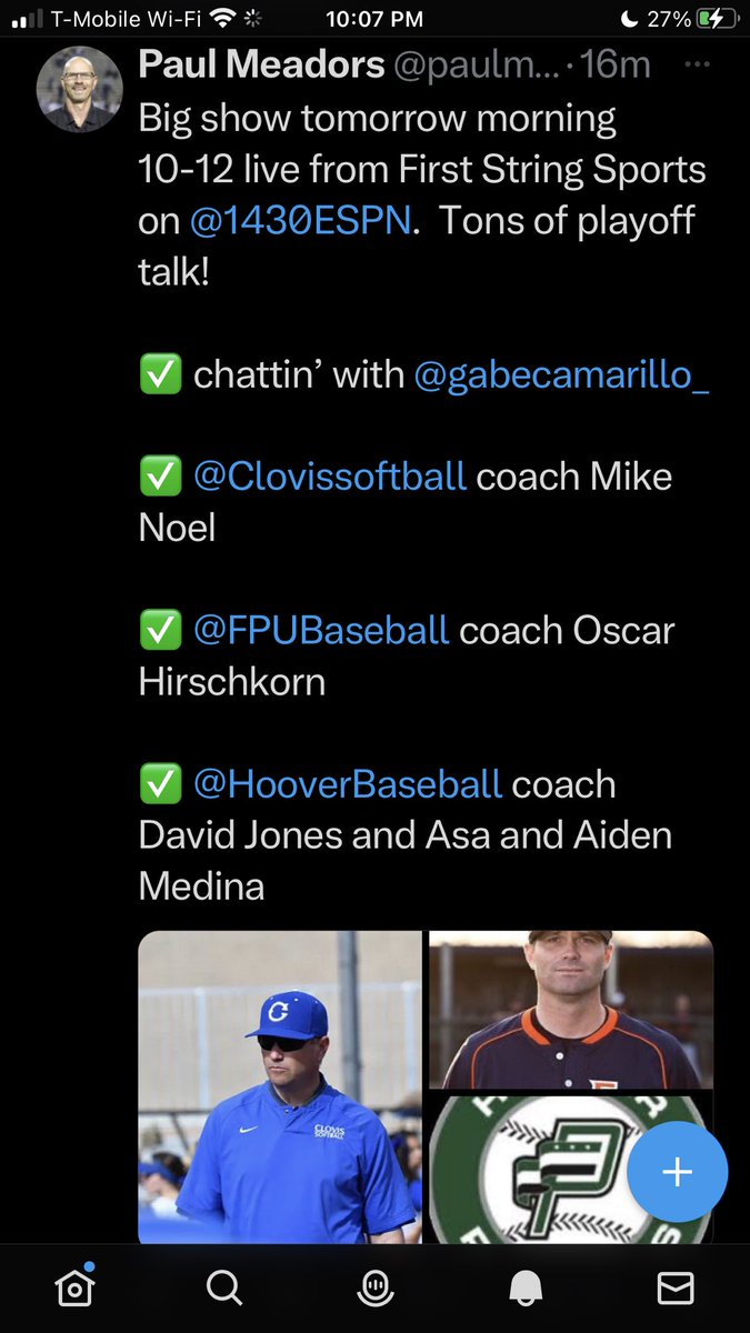 Hoover Patriots Baseball tweet media